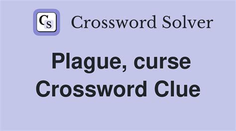 curse crossword clue